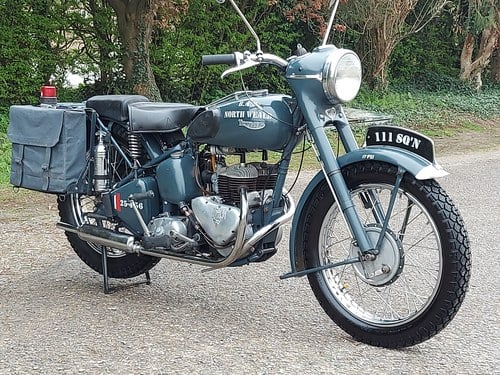 1956 TRIUMPH TRW 500 SIDE VALVE MILITARY ROYAL AIR FORCE VENDIDO