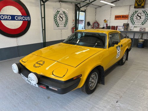1978 TR7 RALLY INCA YELLOW SUSSEX SOLD