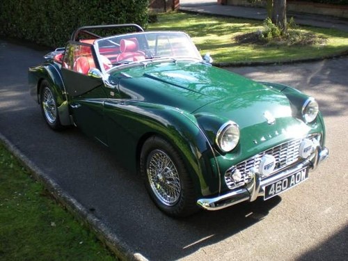 Triumph TR3A 1962 Racetorations rebuild 2009 rust free VERKAUFT