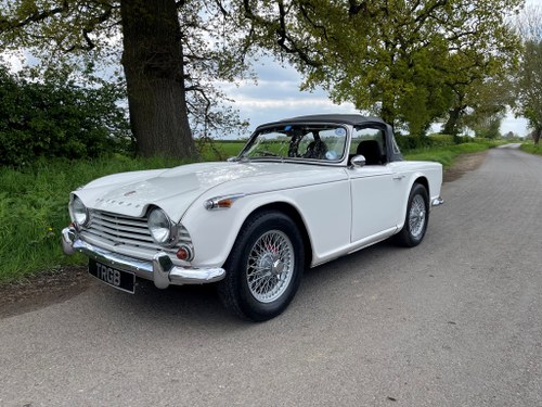 1966 TRIUMPH TR4A UK CAR WITH OVERDRIVE SOLD