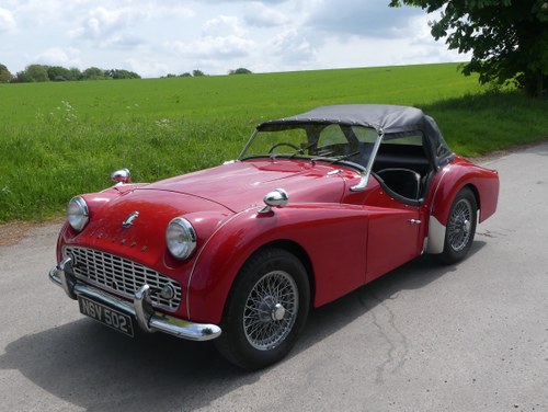1961 Triumph TR3A VERKOCHT