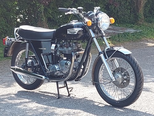1973 TRIUMPH TIGER TR7RV, BONNEVILLE HEAD, LOVELY CLASSIC SOLD