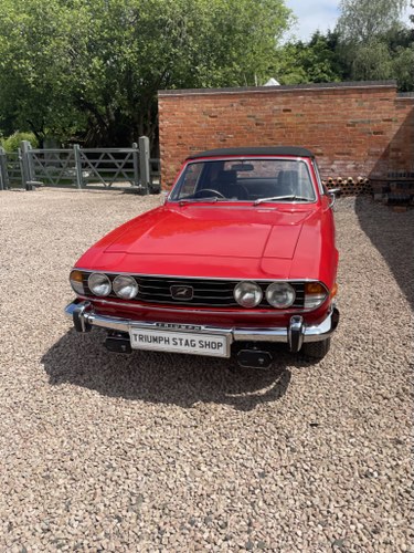 1975 Triumph Stag MK2 Manual in Signal Red P/X Possible. SOLD