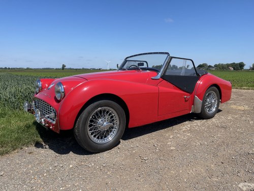 1960 TRIUMPH TR3 WITH OVERDRIVE SOLD