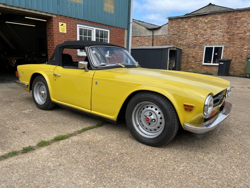 1973 TRIUMPH TR6 ORIGINAL UK CAR WITH OVERDRIVE SOLD