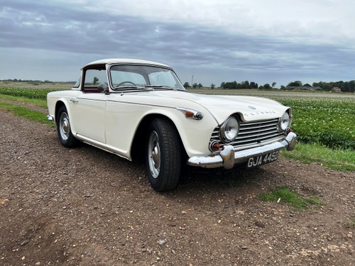 TR4A 1966 TRIUMPH WITH OVERDRIVE, SURREY HARD TOP & SOFT TOP SOLD