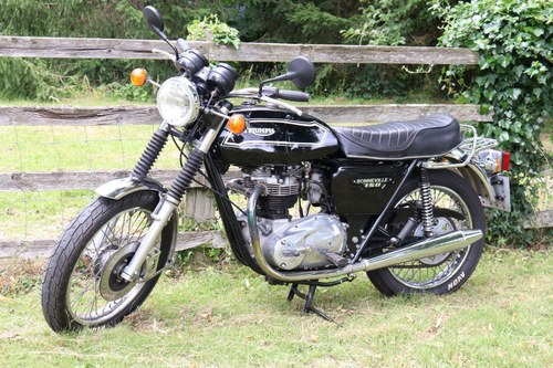 Triumph Bonneville 750 1980, just 4,010 miles from new, UK b SOLD