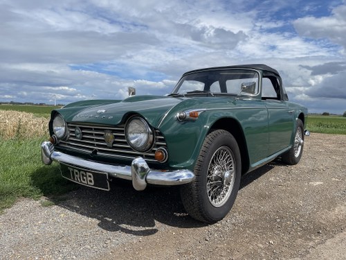 TR4A 1966 WITH OVERDRIVE. LAST OWNER FOR 55 YEARS! SOLD