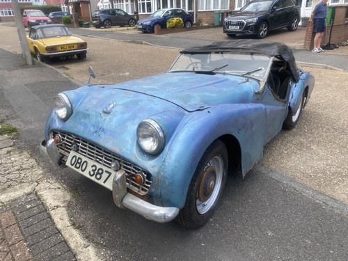 Triumph TR3A for total restoration