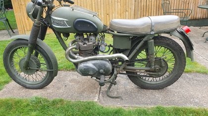 TRIUMPH 350cc 1957 RUNS AND RIDES TRANSFERABLE NUMBER