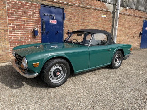 1972 EMERALD GREEN TRIUMPH TR6 CP 150 BHP WITH OVERDRIVE FOR RECO SOLD