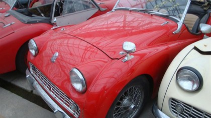 Triumph TR3A from 1958 (with some work)