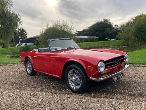 1970 STUNNING TRIUMPH TR6 WITH OVERDRIVE In vendita
