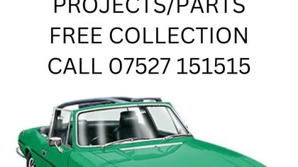 WANTED-TRIUMPH STAG'S-ANY CONDITION-FREE UK COLLECTION