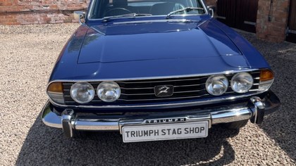 Triumph Stag Mk2 Sapphire Blue Manual. 1Owner.