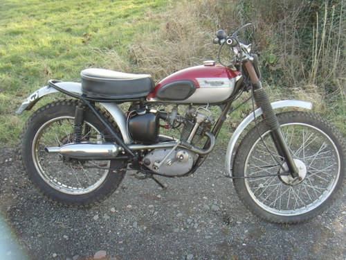 1963 Triumph Tiger Cub.Genuine TR20 Trials Cub.200cc SOLD