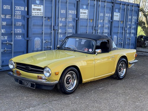1969 TRIUMPH TR6 EFI WITH OVERDRIVE SOLD