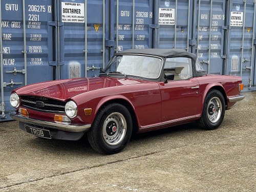 1971 TRIUMPH TR6 UK SPEC 150 BHP FUEL INJECTION WITH OVERDRI SOLD