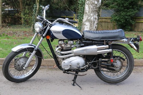 Triumph Trophy TR6C 1971, runs and rides, UK Registered. VENDIDO