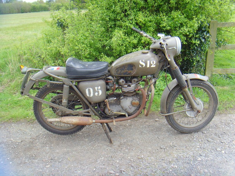 1966 Triumph 3TA project,ex Dutch Army