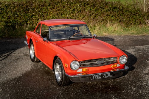 1973 Triumph TR6 LHD Signal Red with Hardtop SOLD
