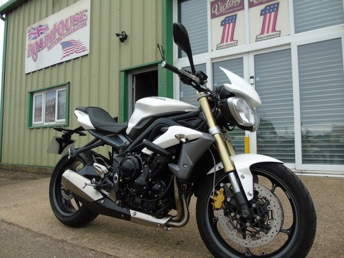 2013 Triumph Street Triple 675 ABS, Only 4400 Miles From New For Sale