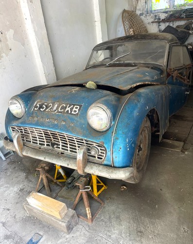 1959 Triumph TR3A - For Auction Saturday 22nd June For Sale by Auction