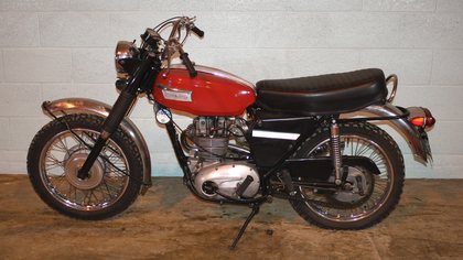 A 1969 Triumph Trophy 250cc motorcycle