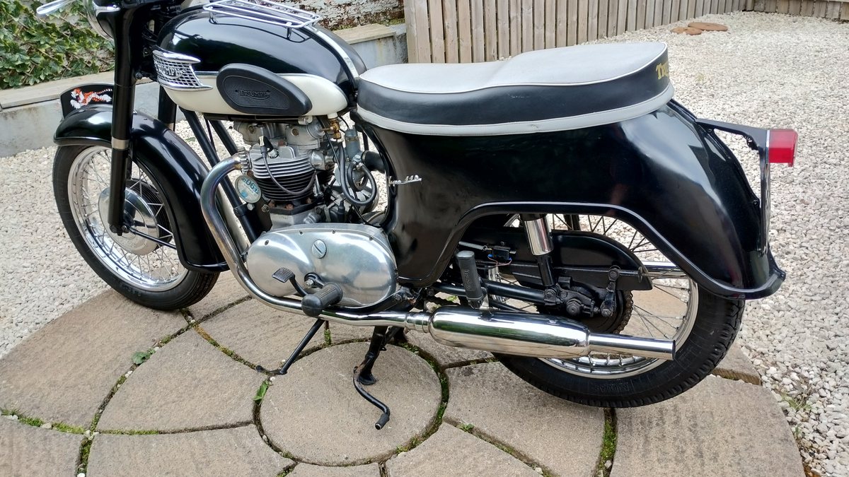 1961 Triumph T110 Black Manual, 4 speed Right Hand Drive in Glasgow ...
