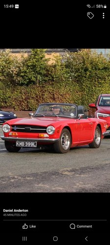 1972 Triumph TR6 PI