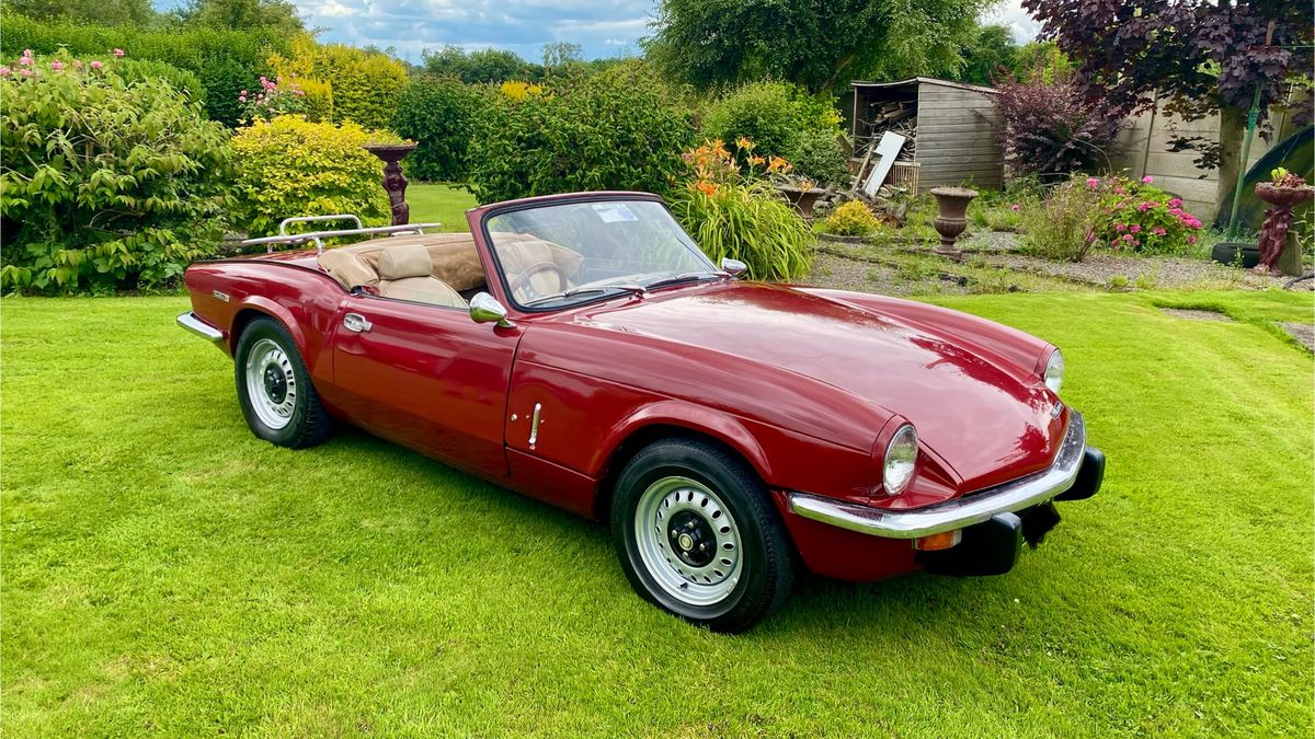 Spitfire Auto 1973 Triumph Spitfire Dark red Manual, 4 speed Right Hand Drive in Trim ...