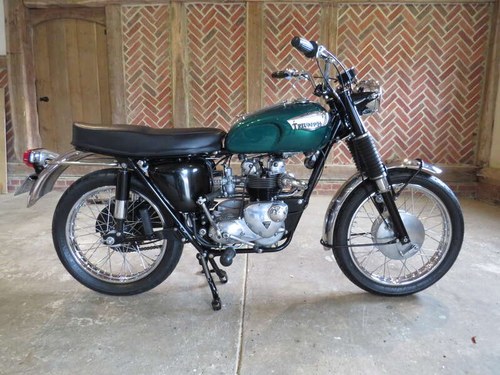 1966 Triumph T100C Tiger Competition 490cc For Sale by Auction