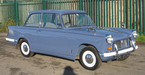 1963 TRIUMPH HERALD 1200. ONLY 47700 MILES. TAX & MOT EXEMPT