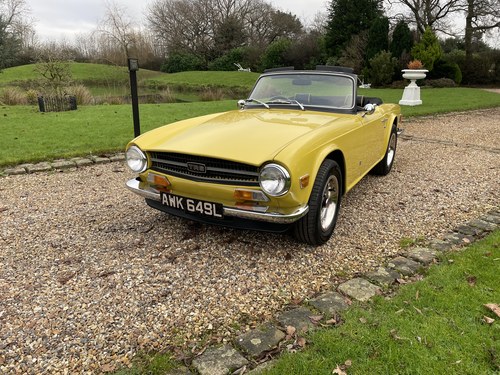1972 Triumph TR6 PI with overdrive In vendita