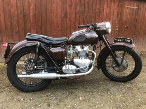 TRIUMPH Tiger 100 T100 - 1955 For Sale