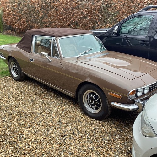 1974 Triumph Stag Mark 2 DEPOSIT NOW TAKEN.