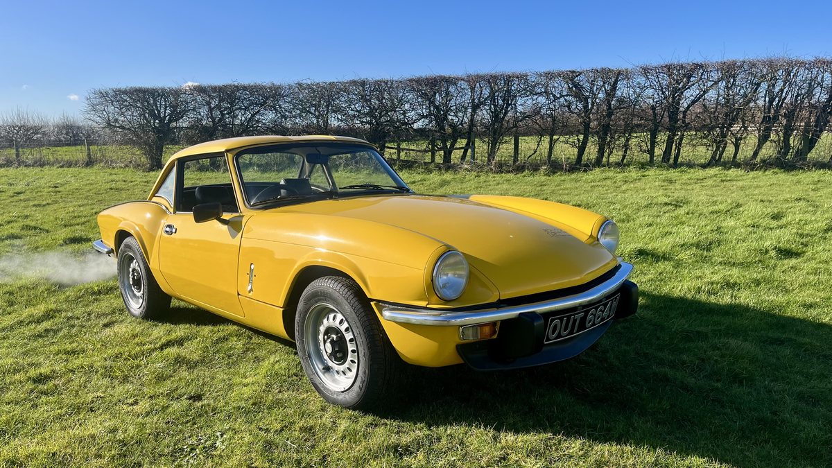 Spitfire Auto 1981 Triumph Spitfire Jaune Manuel, 4 vitesses Conduite à droite in ...