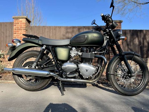2012 Triumph T100 Bonneville Steve McQueen Edition 865cc Zu verkaufen durch Auktion