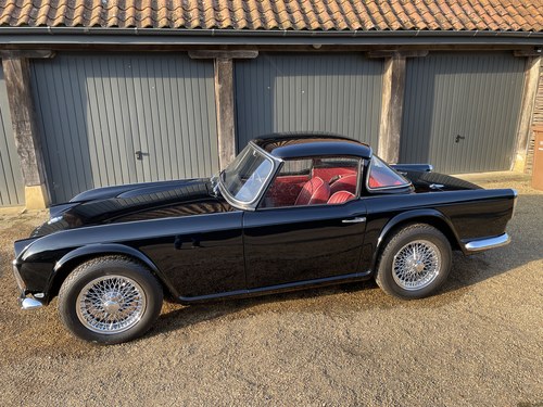 1965 Triumph TR4 factory black & only 50,000 miles from new