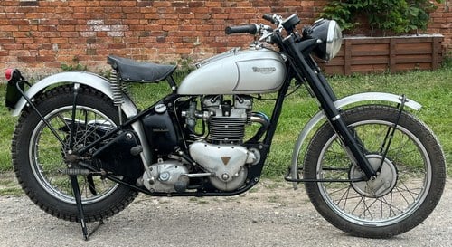 1949 Triumph TR5 rep, sq fin motor, 500cc,V5C historic In vendita