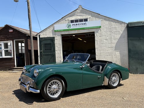 1960 Triumph TR3a, overdrive, restored from chassis up, SOLD VENDU