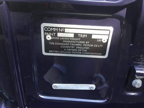 1971 Triumph GT6 Mark 3