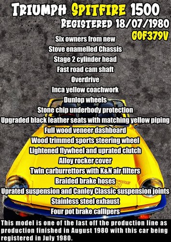 1980 Triumph Spitfire 1500