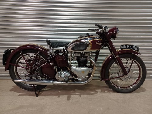 1947 TRIUMPH SPEED TWIN BUFF LOG BOOK & V5C & HISTORY FILE For Sale