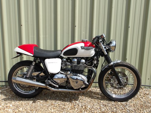 2001 Triumph Bonneville Cafe Racer, Many Extras * UK Delivery * Kaufen Bei