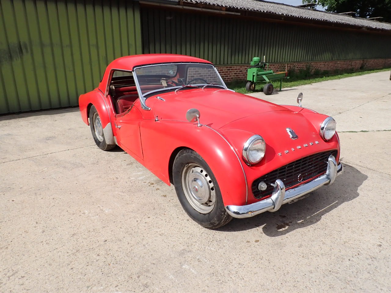 All original Triumph TR3A 1958 2,2 litre with hardtop, foto 2