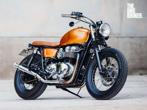 2008 Triumph Bonneville T100 by Down & Out Customs VENDUTO