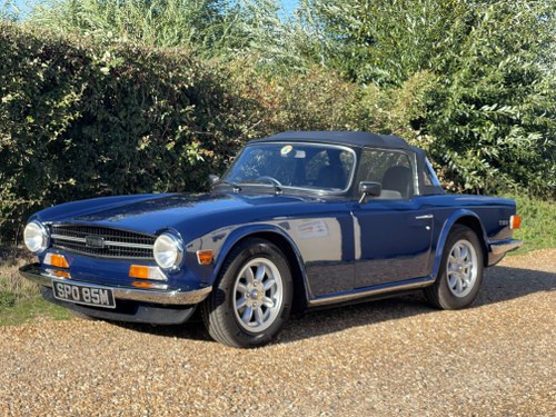 1974 TRIUMPH TR6 ORIGINAL UK FUEL INJECTED WITH OVERDRIVE SOLD