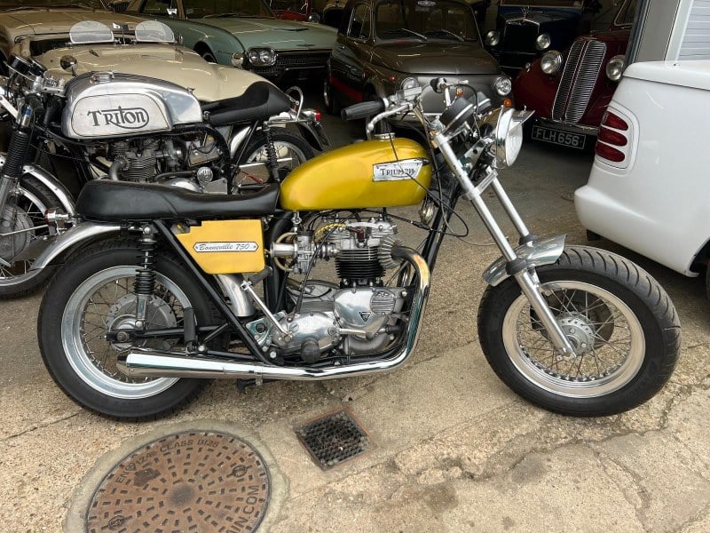 1974 Triumph Bonneville 750cc, modified