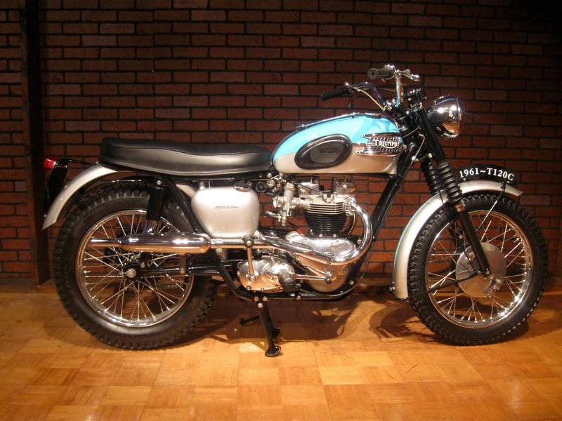 1961 Triumph T120C 649cc Bonneville Street Scrambler Genuine